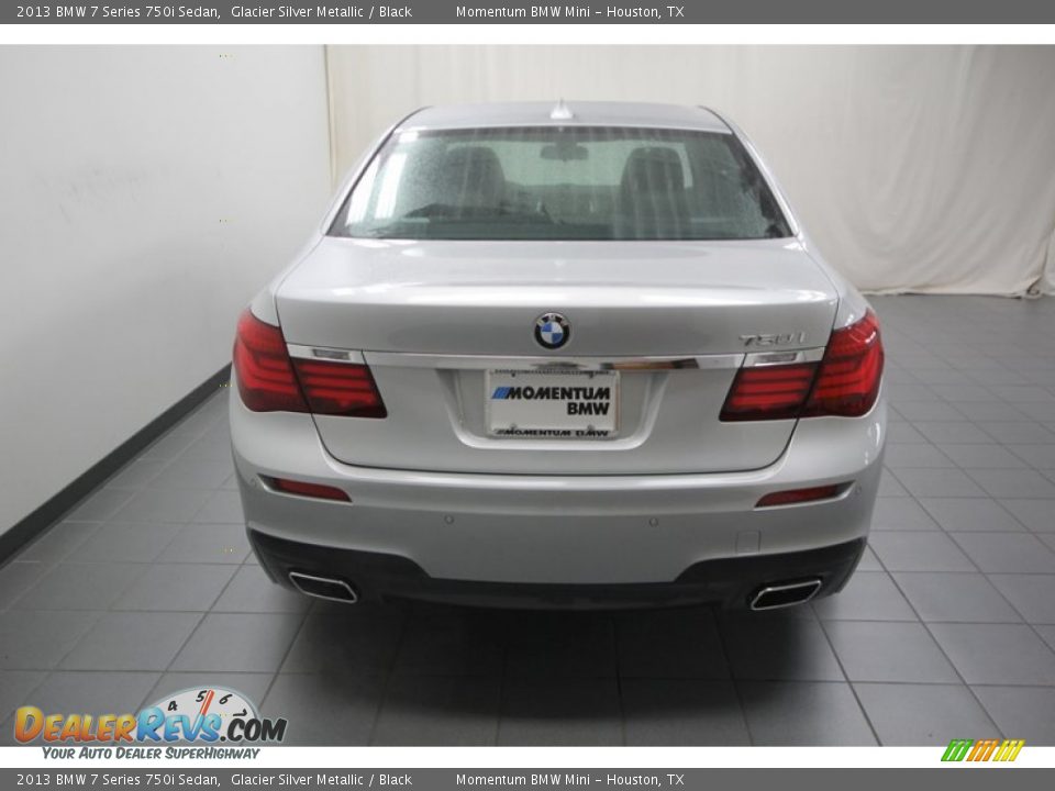 2013 BMW 7 Series 750i Sedan Glacier Silver Metallic / Black Photo #10