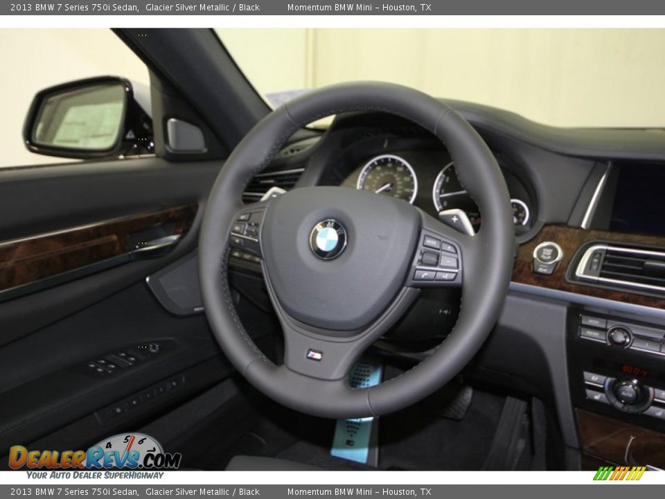 2013 BMW 7 Series 750i Sedan Steering Wheel Photo #29