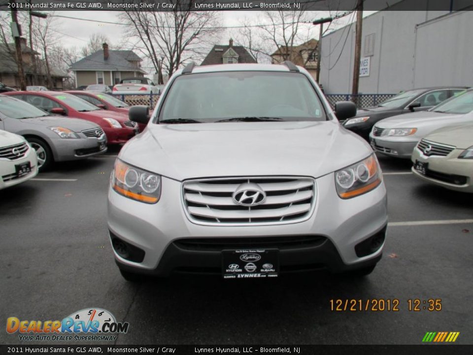 2011 Hyundai Santa Fe GLS AWD Moonstone Silver / Gray Photo #1