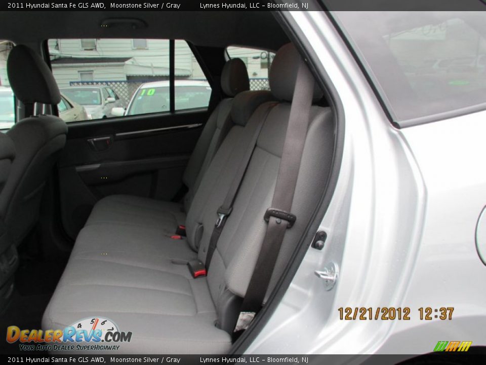 2011 Hyundai Santa Fe GLS AWD Moonstone Silver / Gray Photo #13