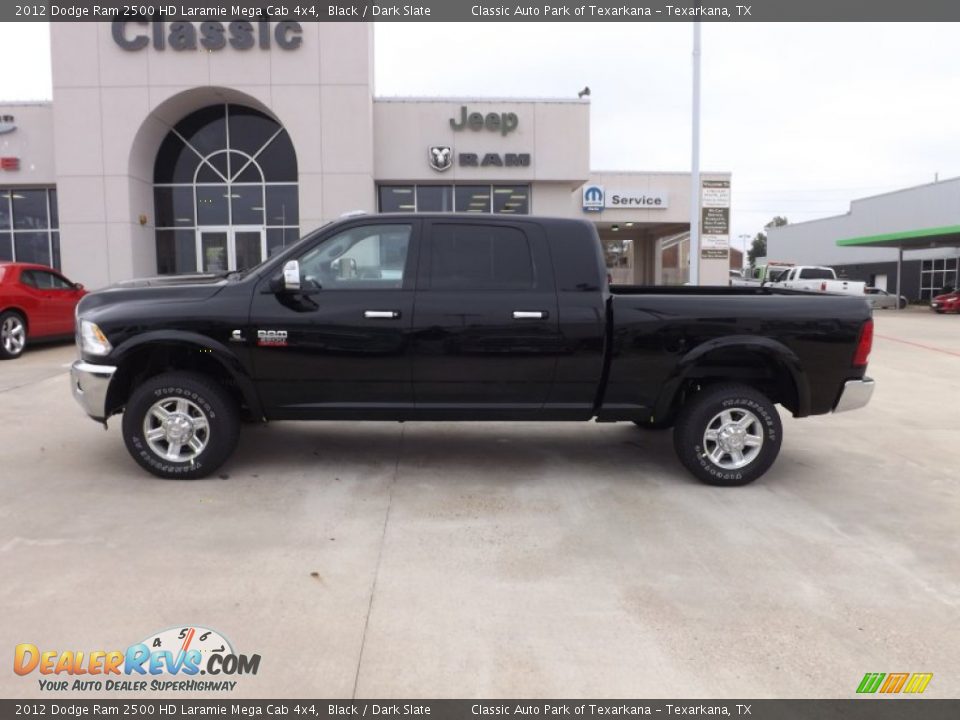 2012 Dodge Ram 2500 HD Laramie Mega Cab 4x4 Black / Dark Slate Photo #2