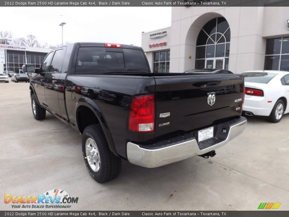 2012 Dodge Ram 2500 HD Laramie Mega Cab 4x4 Black / Dark Slate Photo #3
