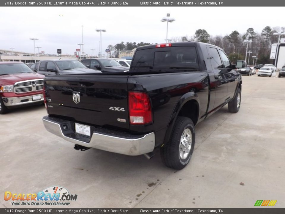 2012 Dodge Ram 2500 HD Laramie Mega Cab 4x4 Black / Dark Slate Photo #5