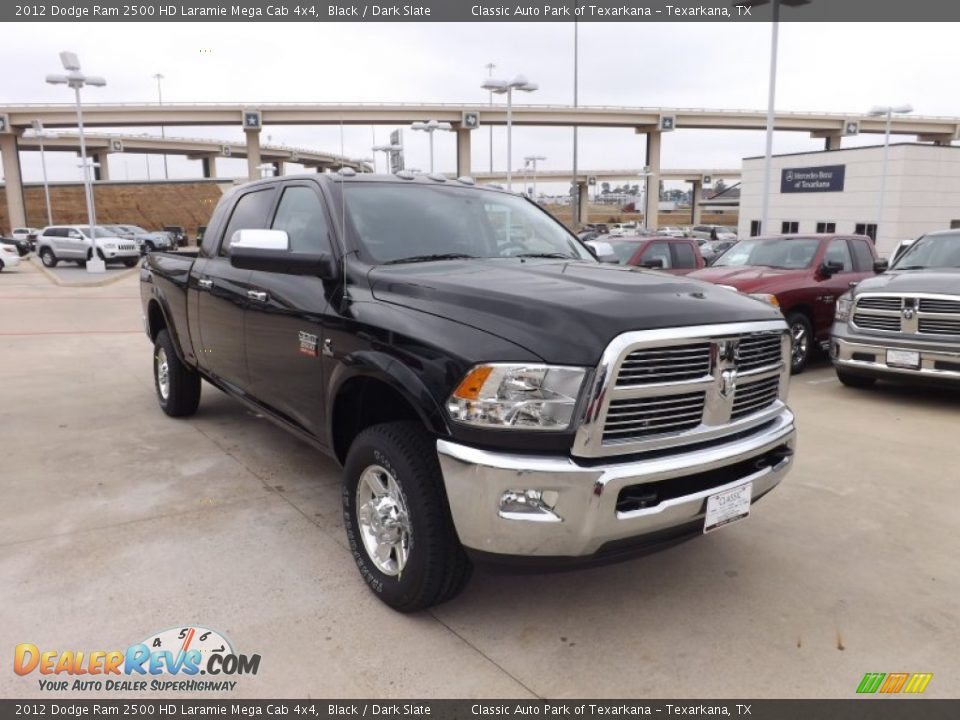 2012 Dodge Ram 2500 HD Laramie Mega Cab 4x4 Black / Dark Slate Photo #6