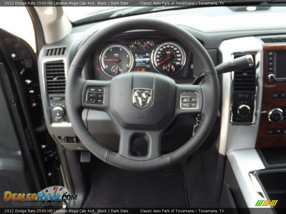 2012 Dodge Ram 2500 HD Laramie Mega Cab 4x4 Black / Dark Slate Photo #9