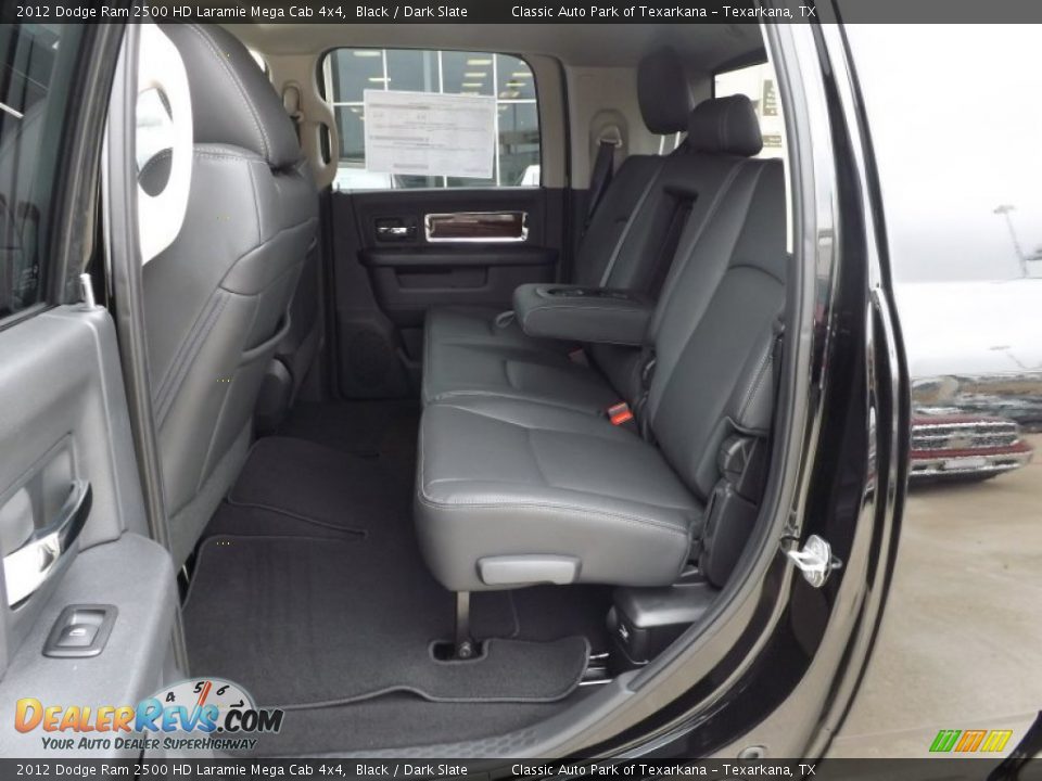 2012 Dodge Ram 2500 HD Laramie Mega Cab 4x4 Black / Dark Slate Photo #13