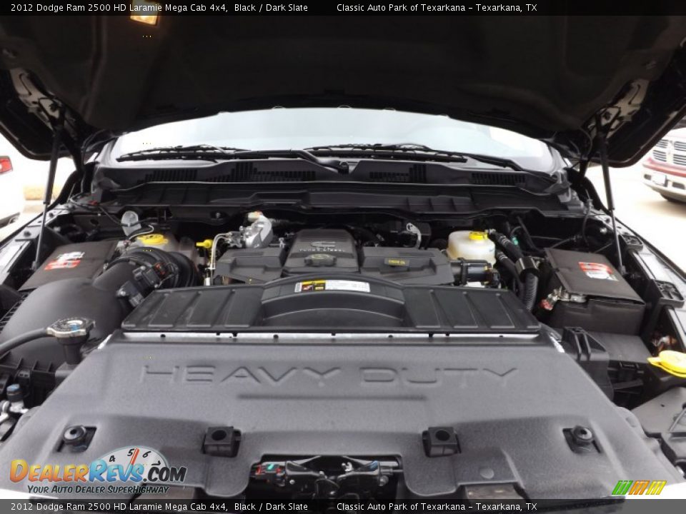 2012 Dodge Ram 2500 HD Laramie Mega Cab 4x4 Black / Dark Slate Photo #20