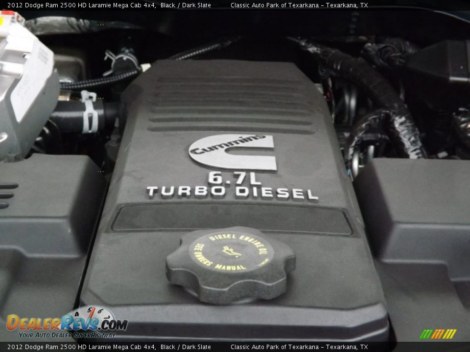 2012 Dodge Ram 2500 HD Laramie Mega Cab 4x4 Black / Dark Slate Photo #21