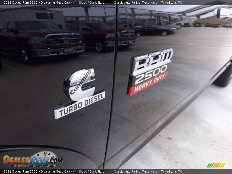 2012 Dodge Ram 2500 HD Laramie Mega Cab 4x4 Black / Dark Slate Photo #23