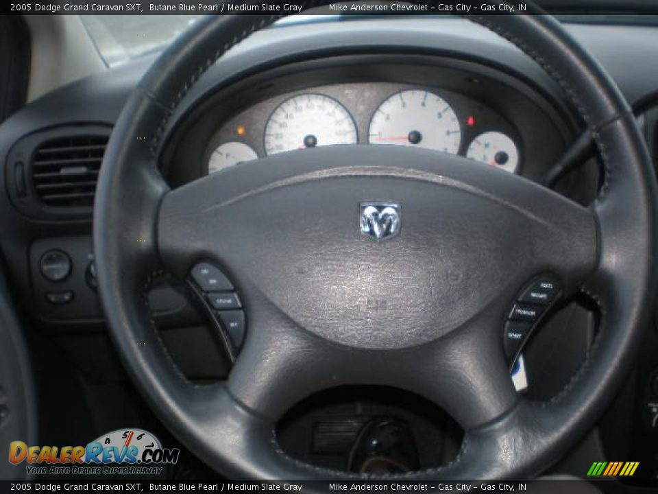 2005 Dodge Grand Caravan SXT Butane Blue Pearl / Medium Slate Gray Photo #11