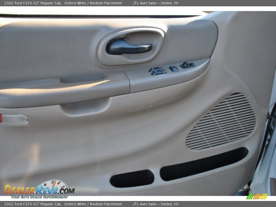 2002 Ford F150 XLT Regular Cab Oxford White / Medium Parchment Photo #14