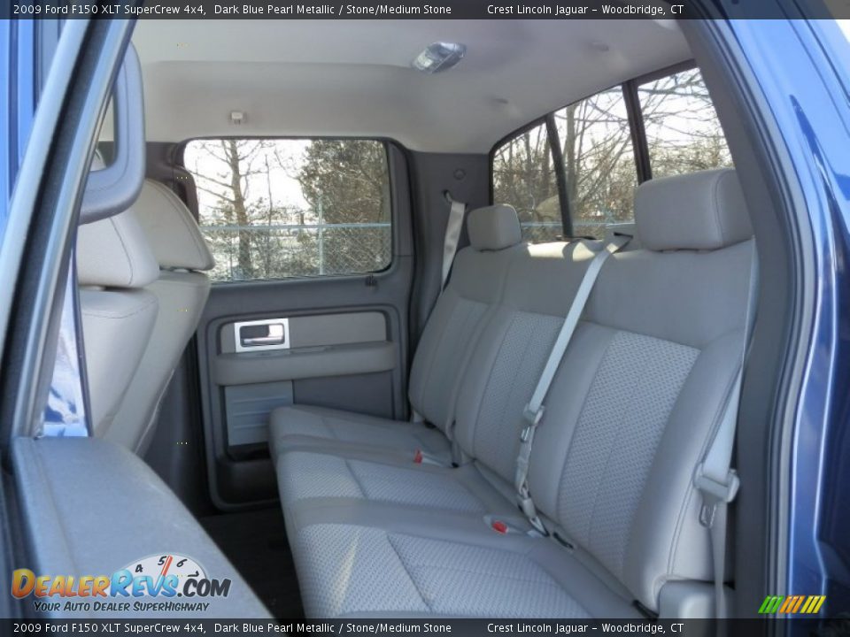 2009 Ford F150 XLT SuperCrew 4x4 Dark Blue Pearl Metallic / Stone/Medium Stone Photo #9