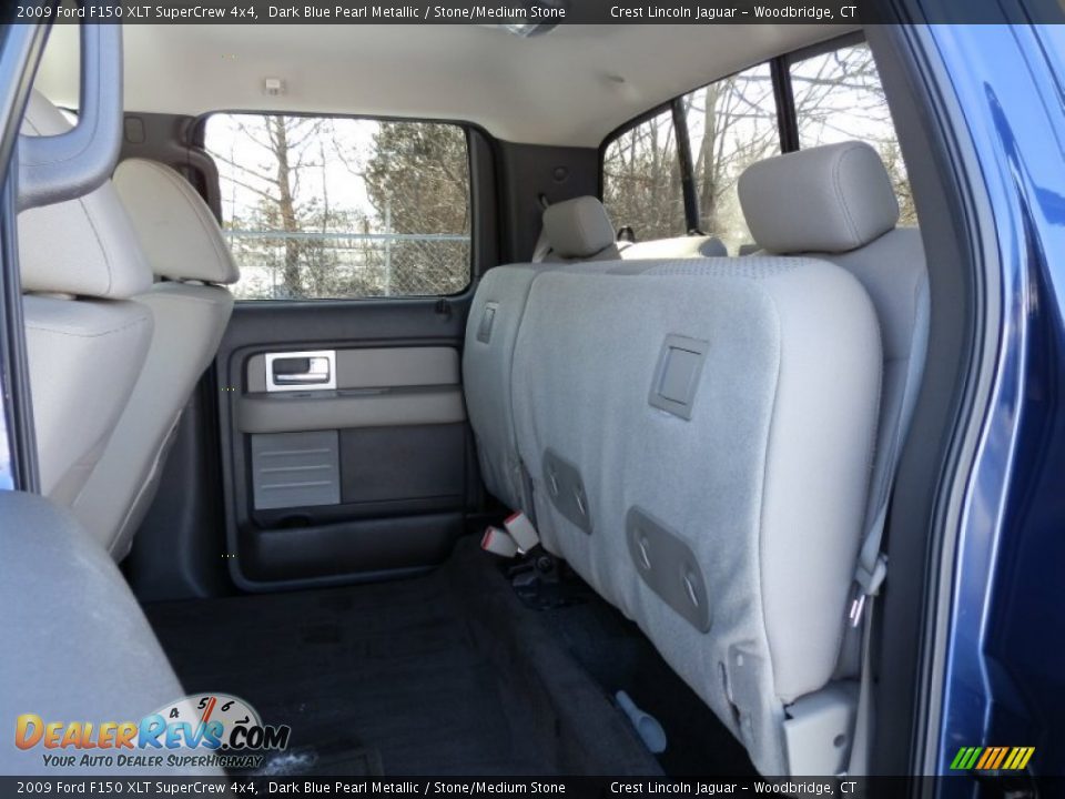 2009 Ford F150 XLT SuperCrew 4x4 Dark Blue Pearl Metallic / Stone/Medium Stone Photo #10