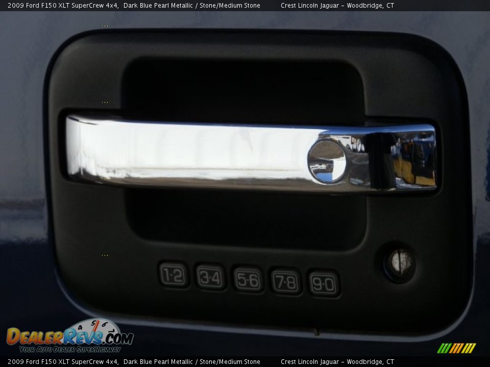 2009 Ford F150 XLT SuperCrew 4x4 Dark Blue Pearl Metallic / Stone/Medium Stone Photo #12