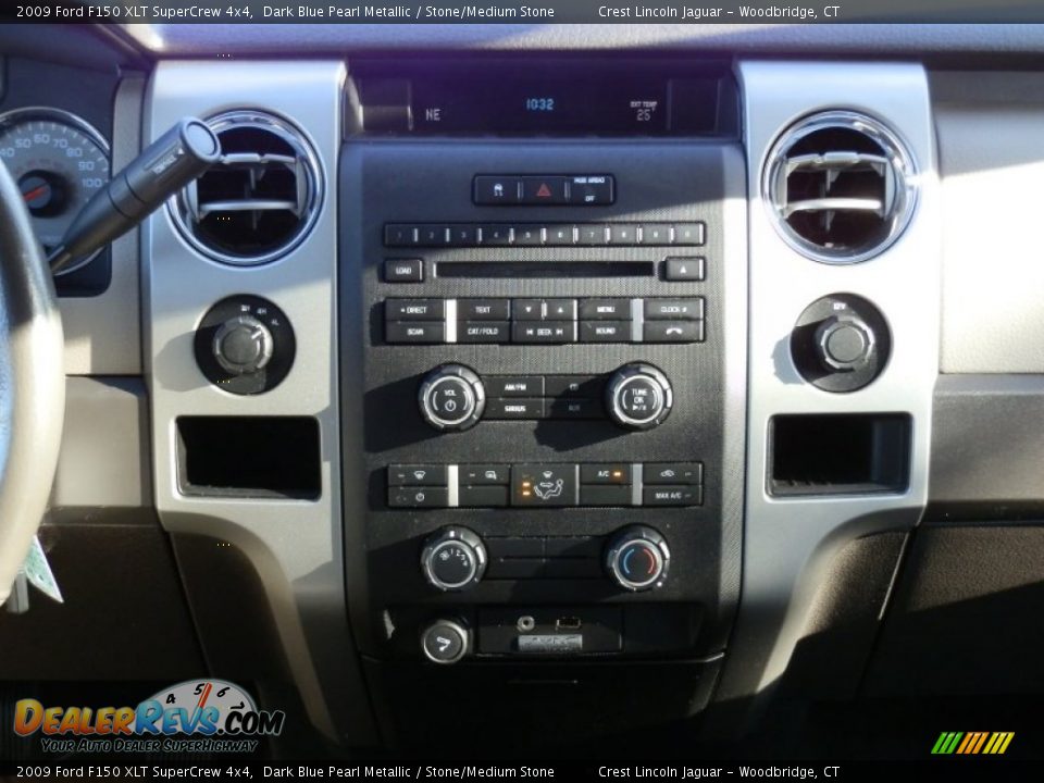 2009 Ford F150 XLT SuperCrew 4x4 Dark Blue Pearl Metallic / Stone/Medium Stone Photo #14