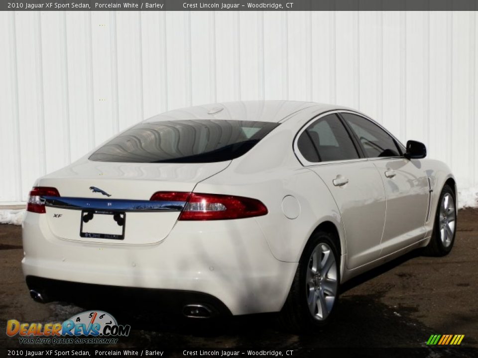 2010 Jaguar XF Sport Sedan Porcelain White / Barley Photo #4