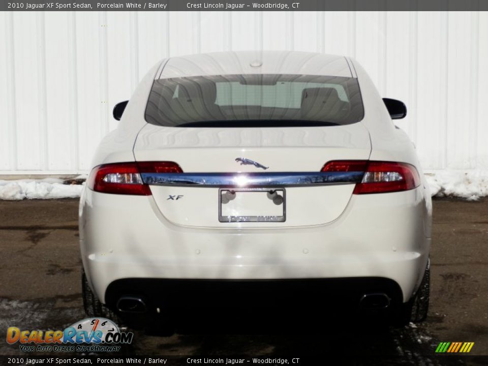 2010 Jaguar XF Sport Sedan Porcelain White / Barley Photo #5