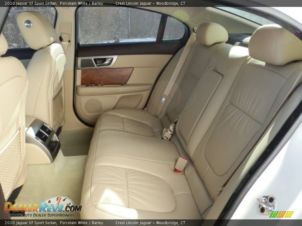 2010 Jaguar XF Sport Sedan Porcelain White / Barley Photo #9