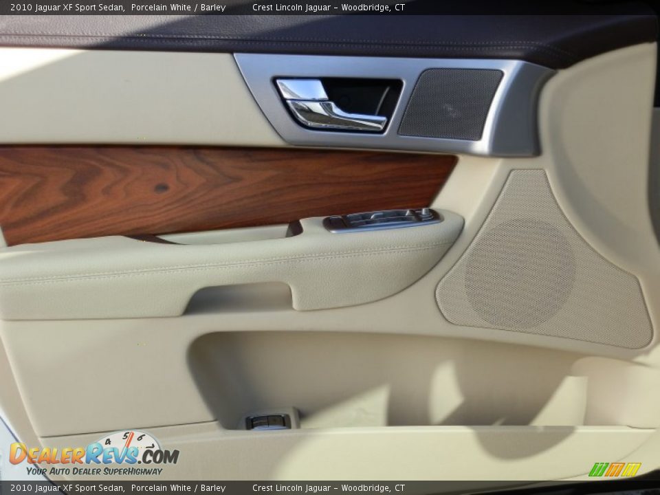 2010 Jaguar XF Sport Sedan Porcelain White / Barley Photo #13