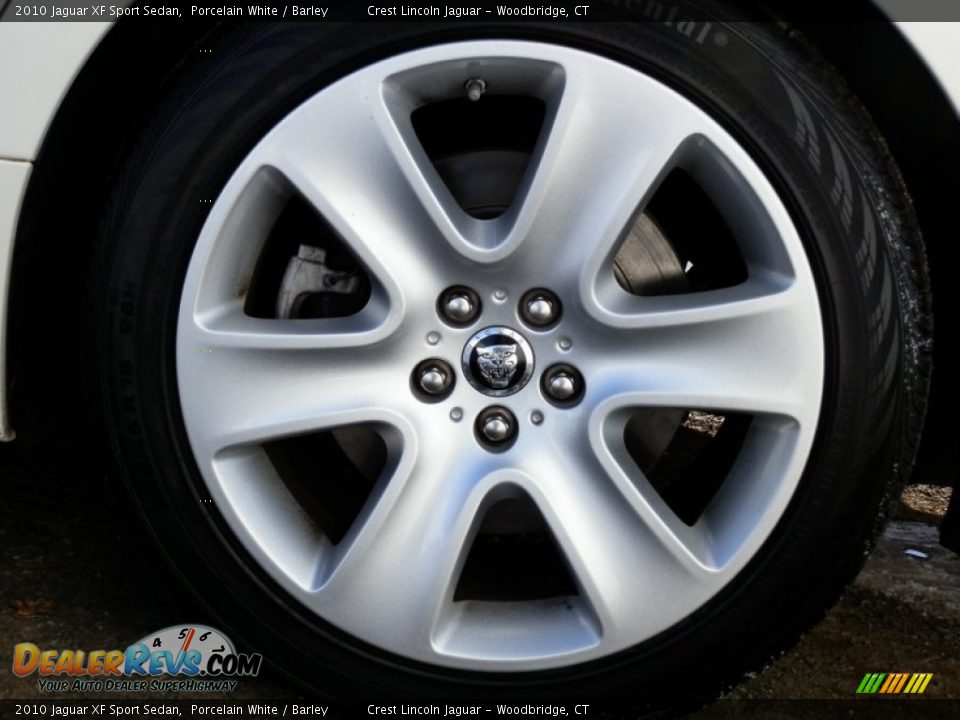 2010 Jaguar XF Sport Sedan Porcelain White / Barley Photo #18