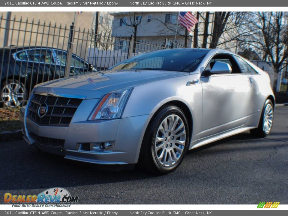 2011 Cadillac CTS 4 AWD Coupe Radiant Silver Metallic / Ebony Photo #1