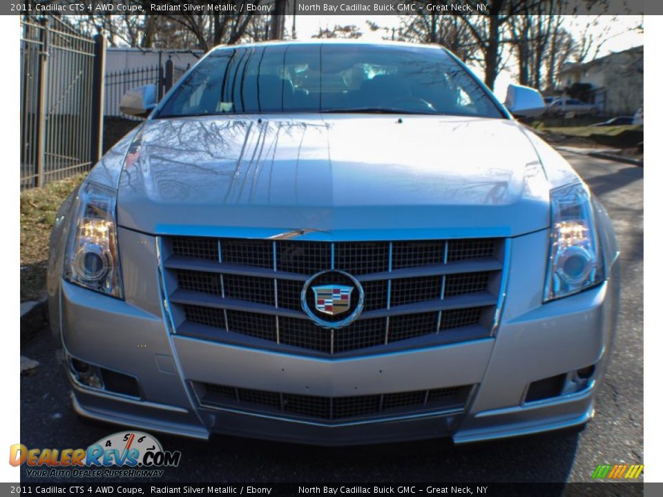 2011 Cadillac CTS 4 AWD Coupe Radiant Silver Metallic / Ebony Photo #2