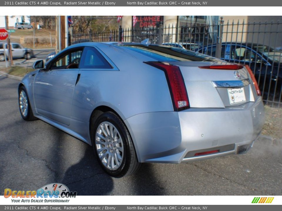 2011 Cadillac CTS 4 AWD Coupe Radiant Silver Metallic / Ebony Photo #4