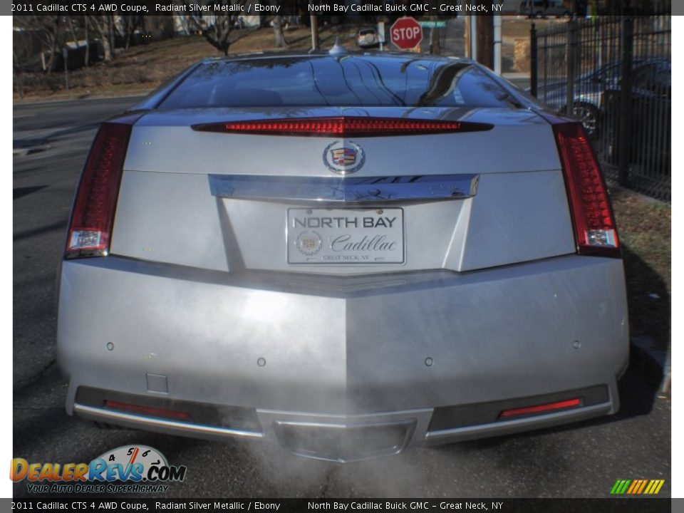 2011 Cadillac CTS 4 AWD Coupe Radiant Silver Metallic / Ebony Photo #5