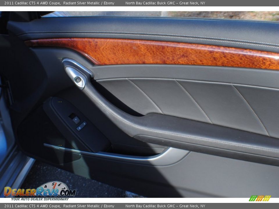 2011 Cadillac CTS 4 AWD Coupe Radiant Silver Metallic / Ebony Photo #9