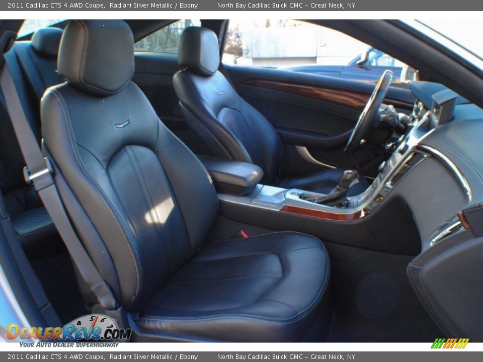 2011 Cadillac CTS 4 AWD Coupe Radiant Silver Metallic / Ebony Photo #10