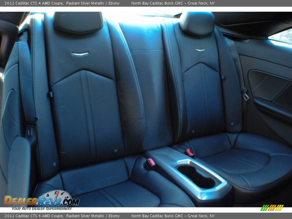 2011 Cadillac CTS 4 AWD Coupe Radiant Silver Metallic / Ebony Photo #12