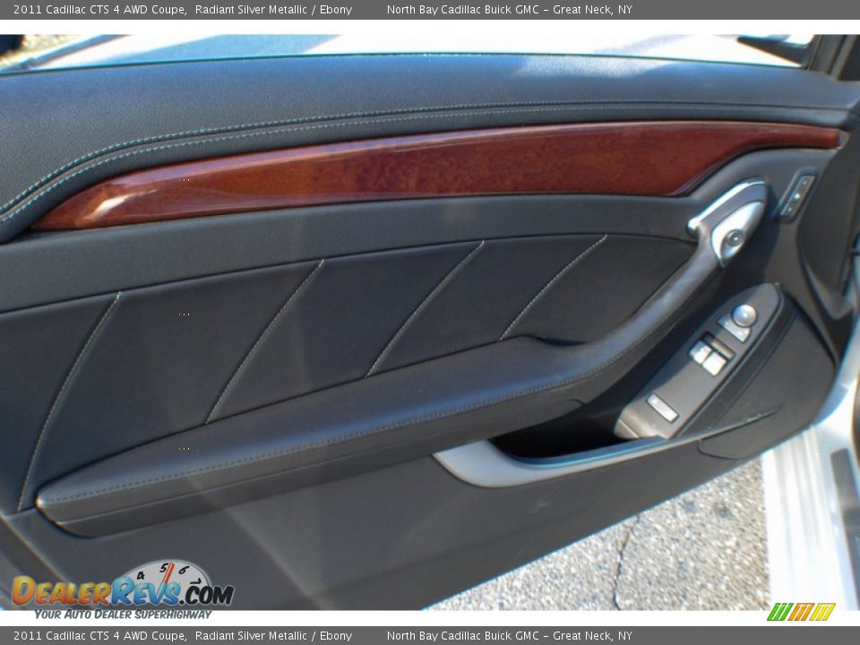 2011 Cadillac CTS 4 AWD Coupe Radiant Silver Metallic / Ebony Photo #14
