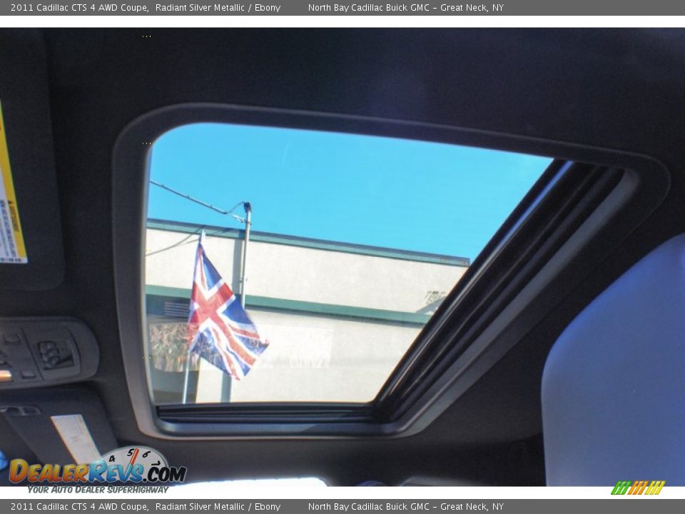 2011 Cadillac CTS 4 AWD Coupe Radiant Silver Metallic / Ebony Photo #16
