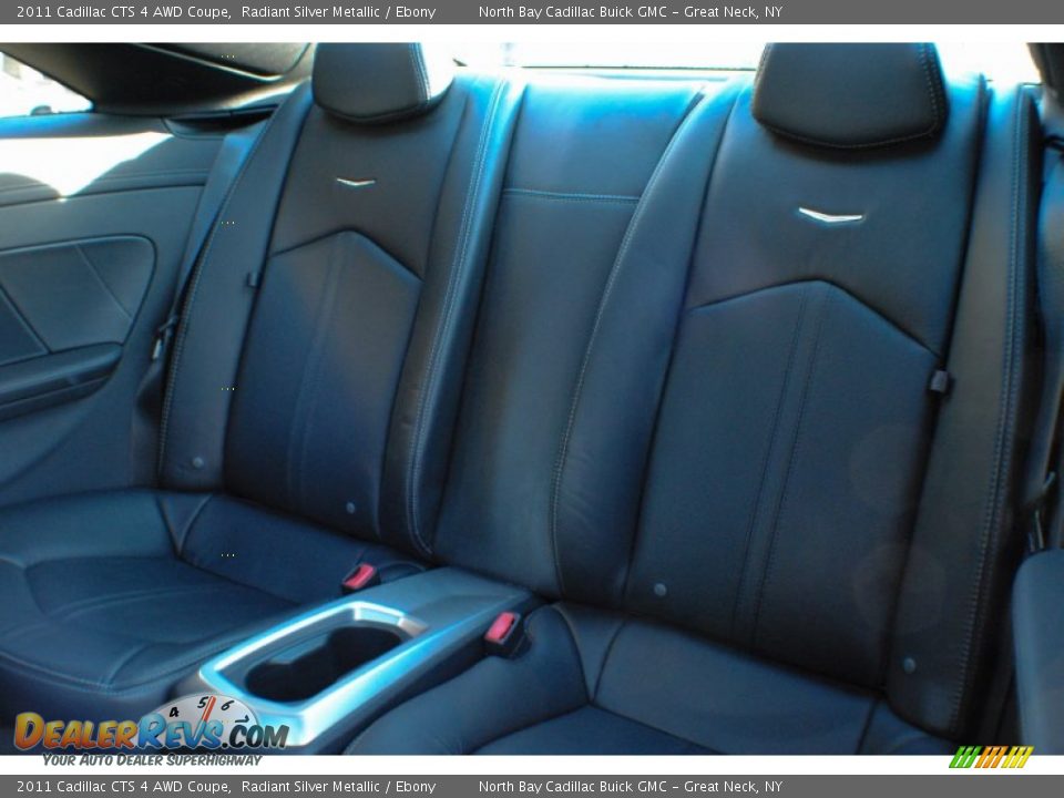 2011 Cadillac CTS 4 AWD Coupe Radiant Silver Metallic / Ebony Photo #17