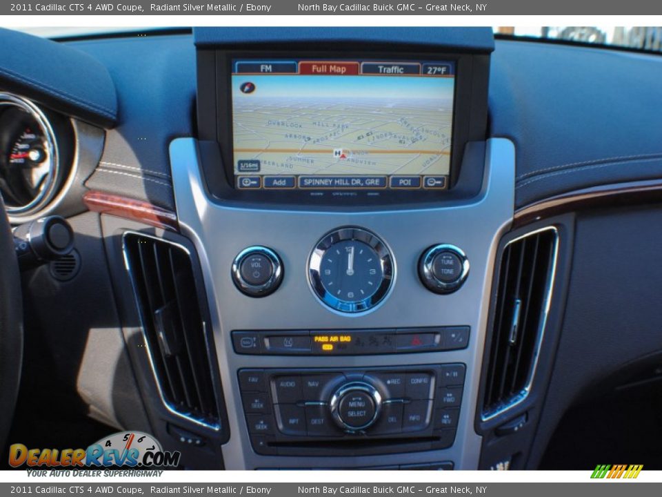 2011 Cadillac CTS 4 AWD Coupe Radiant Silver Metallic / Ebony Photo #18