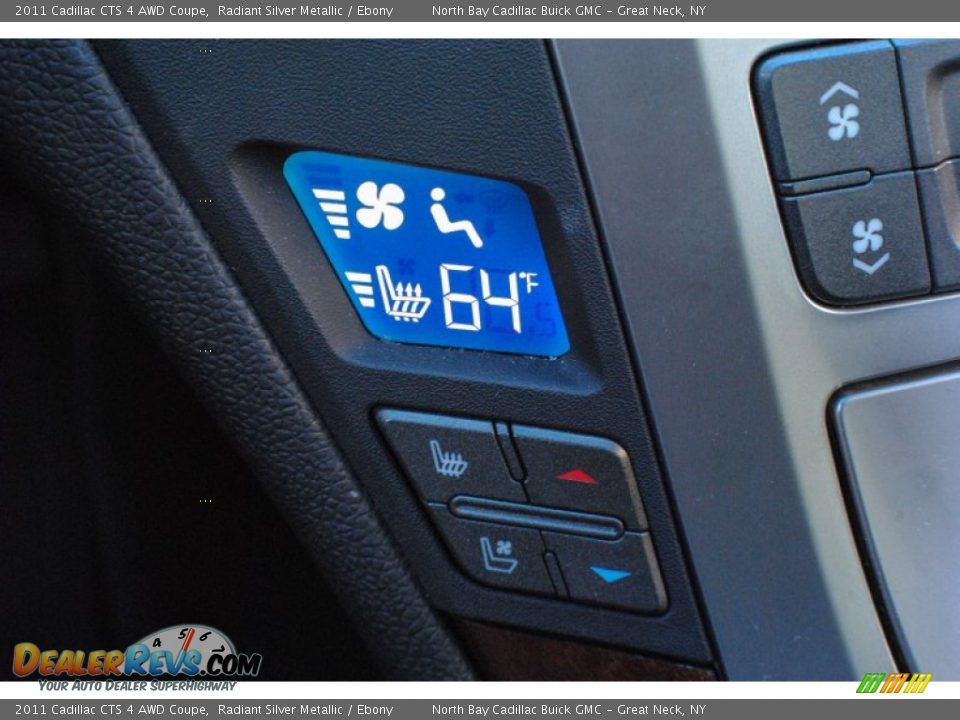 2011 Cadillac CTS 4 AWD Coupe Radiant Silver Metallic / Ebony Photo #19