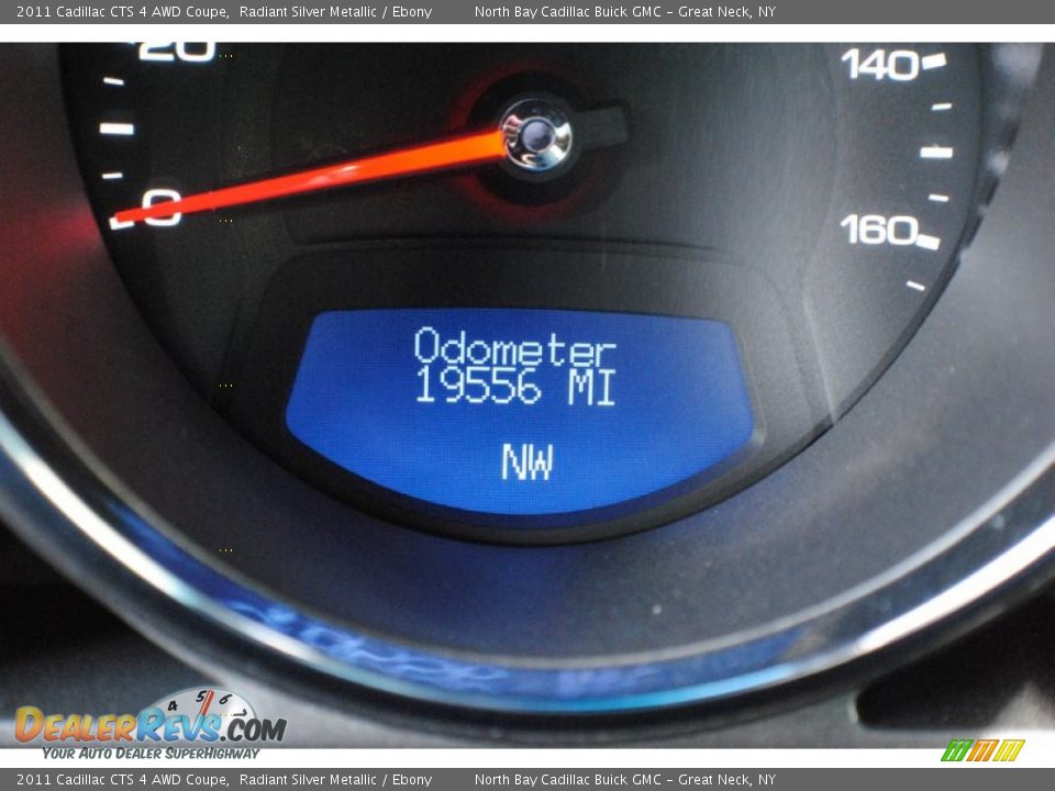 2011 Cadillac CTS 4 AWD Coupe Radiant Silver Metallic / Ebony Photo #22