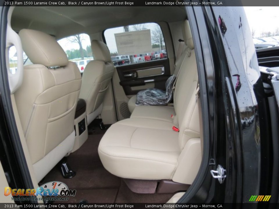 Rear Seat of 2013 Ram 1500 Laramie Crew Cab Photo #8