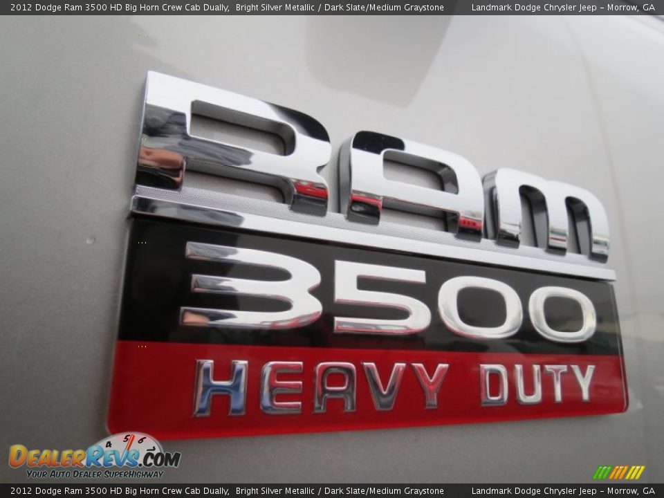 2012 Dodge Ram 3500 HD Big Horn Crew Cab Dually Bright Silver Metallic / Dark Slate/Medium Graystone Photo #5