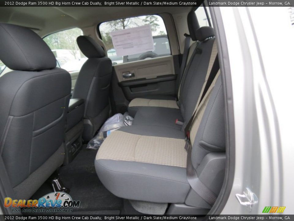 2012 Dodge Ram 3500 HD Big Horn Crew Cab Dually Bright Silver Metallic / Dark Slate/Medium Graystone Photo #7