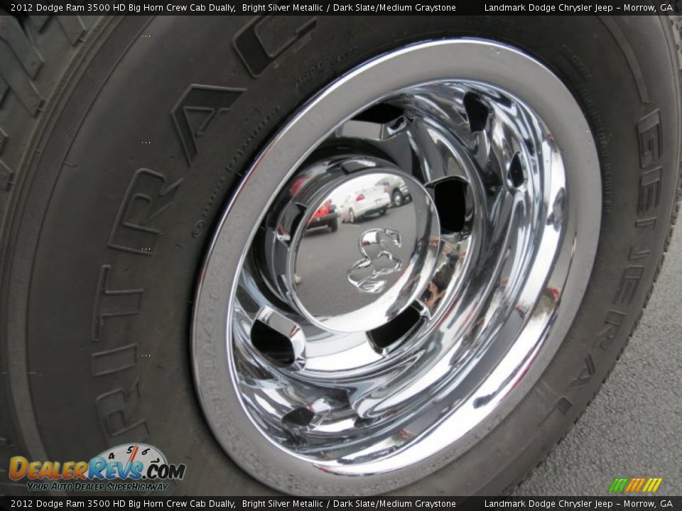 2012 Dodge Ram 3500 HD Big Horn Crew Cab Dually Bright Silver Metallic / Dark Slate/Medium Graystone Photo #9