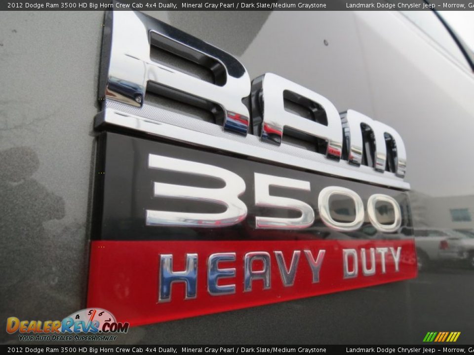2012 Dodge Ram 3500 HD Big Horn Crew Cab 4x4 Dually Mineral Gray Pearl / Dark Slate/Medium Graystone Photo #6