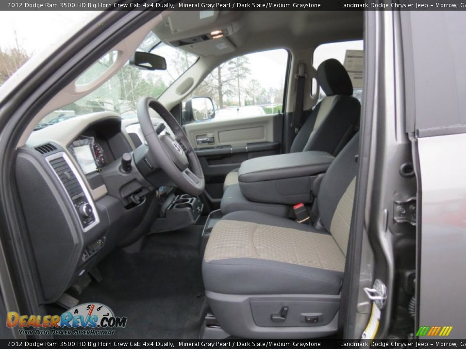 2012 Dodge Ram 3500 HD Big Horn Crew Cab 4x4 Dually Mineral Gray Pearl / Dark Slate/Medium Graystone Photo #7