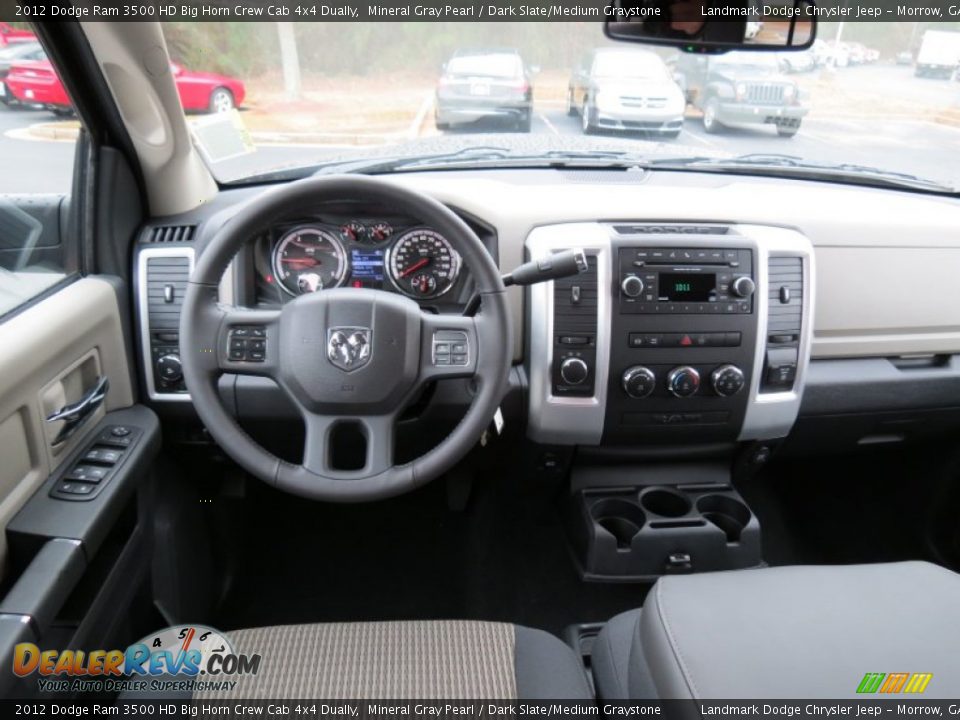 2012 Dodge Ram 3500 HD Big Horn Crew Cab 4x4 Dually Mineral Gray Pearl / Dark Slate/Medium Graystone Photo #8