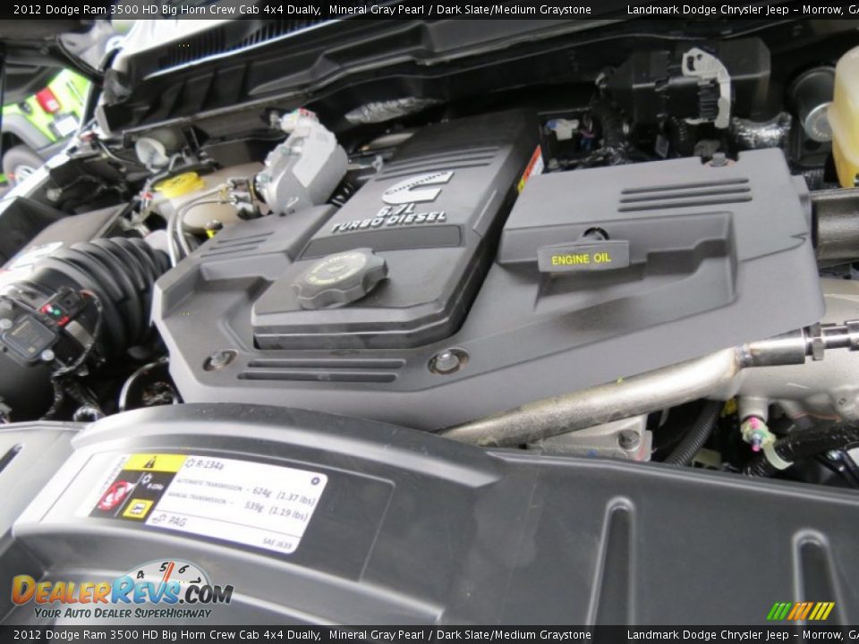 2012 Dodge Ram 3500 HD Big Horn Crew Cab 4x4 Dually Mineral Gray Pearl / Dark Slate/Medium Graystone Photo #9