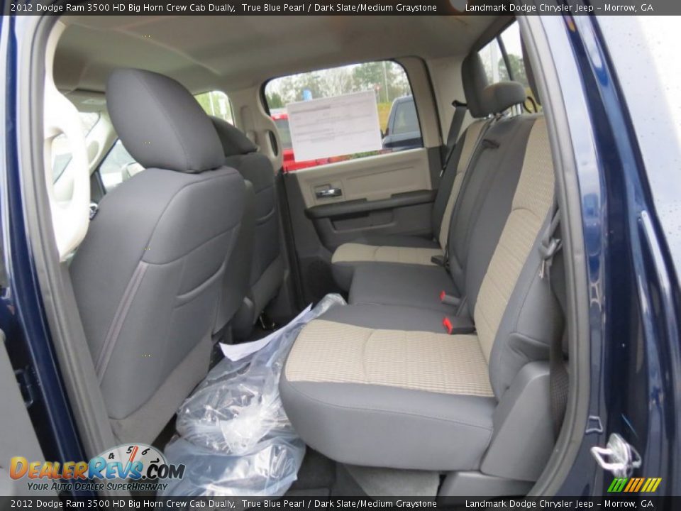 2012 Dodge Ram 3500 HD Big Horn Crew Cab Dually True Blue Pearl / Dark Slate/Medium Graystone Photo #8