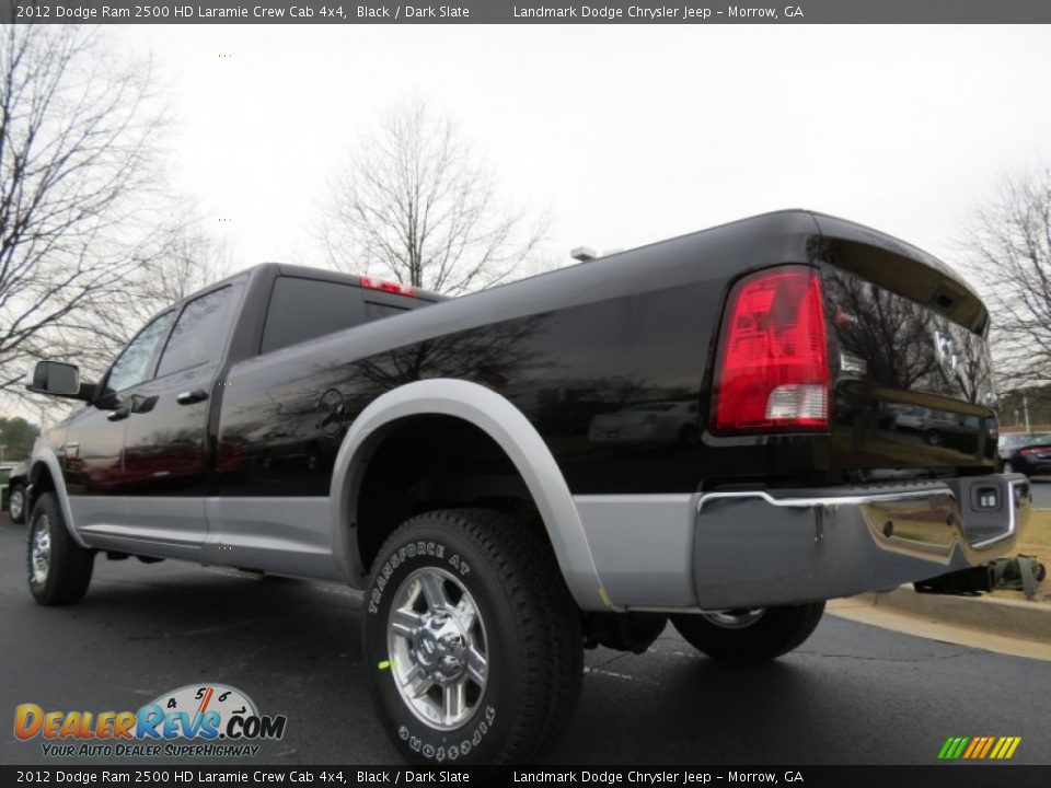 2012 Dodge Ram 2500 HD Laramie Crew Cab 4x4 Black / Dark Slate Photo #2