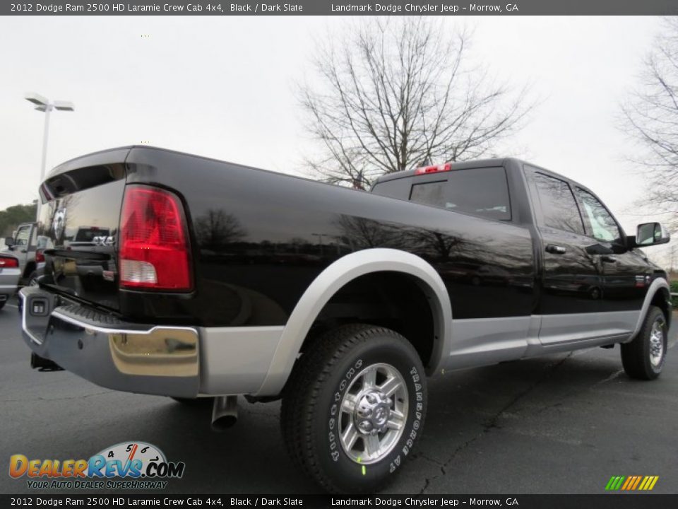 2012 Dodge Ram 2500 HD Laramie Crew Cab 4x4 Black / Dark Slate Photo #3