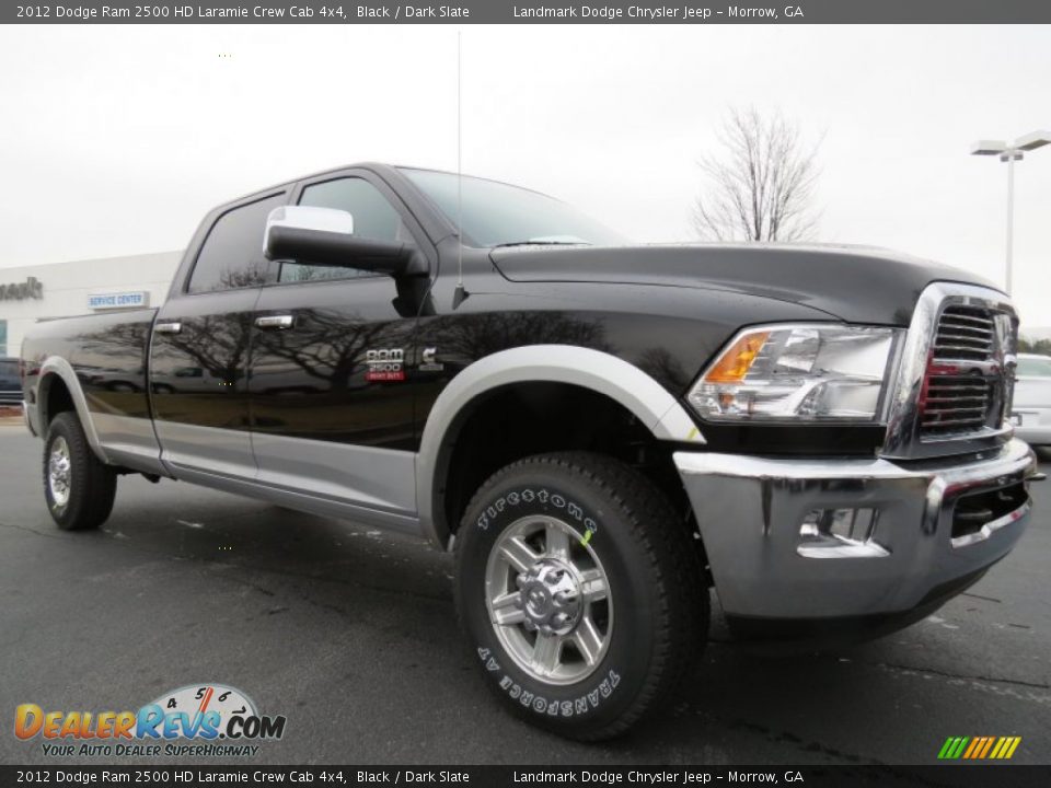 2012 Dodge Ram 2500 HD Laramie Crew Cab 4x4 Black / Dark Slate Photo #4