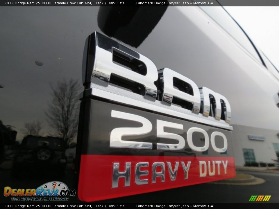 2012 Dodge Ram 2500 HD Laramie Crew Cab 4x4 Black / Dark Slate Photo #6